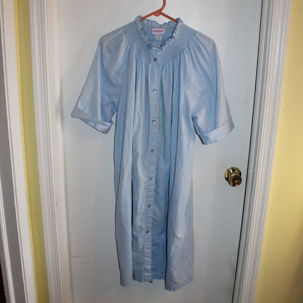 Heiress Light Blue House Dress - Size Large